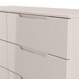 Ready Assembled 2 U Lucca 6 Drawer Wide Chest (Ready Assembled) in Taupe - thumbnail 5