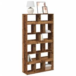 Berkfield Home Classic Bookcase Old Wood 100x33x187.5 cm Engineered Wood in Brown - thumbnail 2