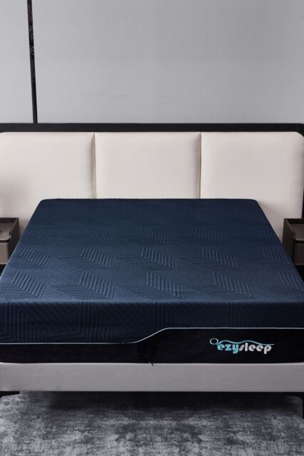Ezysleep 24cm Memory Foam Support Mattress - 5 Year Warranty in Blue - Size: Small Double - image 1