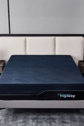 Ezysleep 24cm Memory Foam Support Mattress - 5 Year Warranty in Blue - Size: Small Double