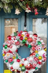 Neel Blue 12-inch White Metal Wreath Door Hanger, Door Adjustable Hook - 2pcs in Black - thumbnail 5