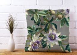 Warren Reed - Designer Passion Flowers Cushions - Size: 60 cm x 60 cm - thumbnail 2
