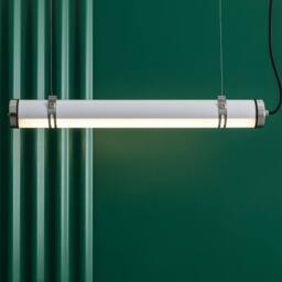 Netlighting Scuba 60cm Outdoor Pendant Ceiling Light Chrome IP66 3000K in Grey - thumbnail 2