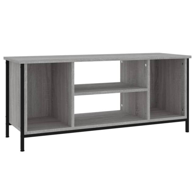 Berkfield Home TV Cabinet Grey Sonoma 102x35x45 cm Engineered Wood - Size: 102 x 35 x 45 cm - image 1