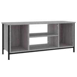 Berkfield Home TV Cabinet Grey Sonoma 102x35x45 cm Engineered Wood - Size: 102 x 35 x 45 cm - thumbnail 1