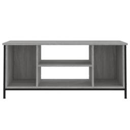Berkfield Home TV Cabinet Grey Sonoma 102x35x45 cm Engineered Wood - Size: 102 x 35 x 45 cm - thumbnail 5