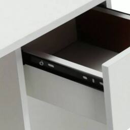 Ventryn H Shaped Computer Desk with Book Shelves for PC Laptop Gaming in White - thumbnail 4