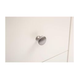 Cabinet Bits Castelli 3 Drawer Desk - Dressing Table Chrome Knob in Off-White - thumbnail 5