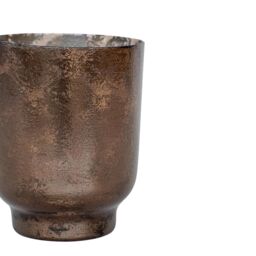 Ivyline Metallic Bronze Glass Holder H19Cm W15.5Cm - thumbnail 3