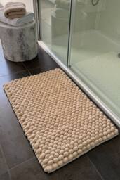 Allure Bath Fashions Bobbi Giant Bobble Bath Mat in Stone - thumbnail 5