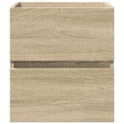 Berkfield Home Sink Cabinet Sonoma Oak 41x38.5x45 cm Engineered Wood in Light Tan - thumbnail 4