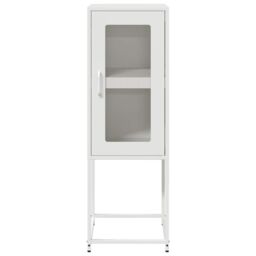Berkfield Home Sideboard White 36x39x107 cm Cold-rolled Steel - Size: 36 x 39 x 107 cm - thumbnail 5
