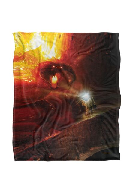 Warner Brothers Lord Of The Rings Officially Licensed Silky Touch Super Soft Throw Blanket 152 x 127 cm in White - image 1