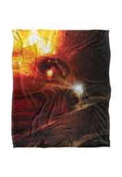 Warner Brothers Lord Of The Rings Officially Licensed Silky Touch Super Soft Throw Blanket 152 x 127 cm in White - thumbnail 1