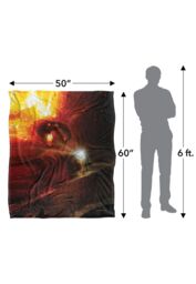Warner Brothers Lord Of The Rings Officially Licensed Silky Touch Super Soft Throw Blanket 152 x 127 cm in White - thumbnail 5