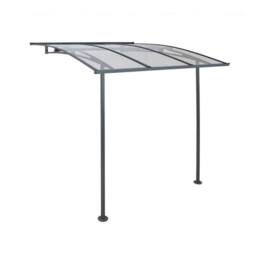 Palram Patio Cover Vega Door Awning Canopy 2000 Clear - Grey - thumbnail 1