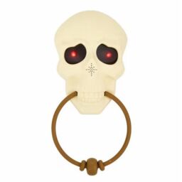 Garden Greatness Scary Animated Skull LED Halloween Doorbell - Size: 1 Pack - thumbnail 2