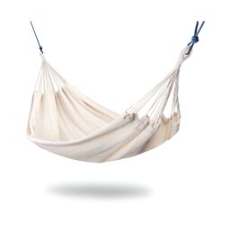 Primrose Ivory Outdoor Garden Double Hammock with Travel Bag & Fittings Included - thumbnail 1