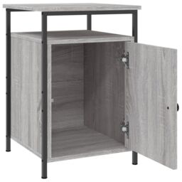 Berkfield Home Bedside Cabinets 2 pcs Grey Sonoma 40x42x60 cm Engineered Wood - Size: 40 x 42 x 60 cm - thumbnail 6