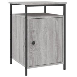 Berkfield Home Bedside Cabinets 2 pcs Grey Sonoma 40x42x60 cm Engineered Wood - Size: 40 x 42 x 60 cm - thumbnail 3