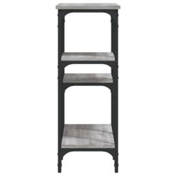 Berkfield Home Console Table Grey Sonoma 80x29x75 cm Engineered Wood - Size: 80 x 29 x 75 cm - thumbnail 5