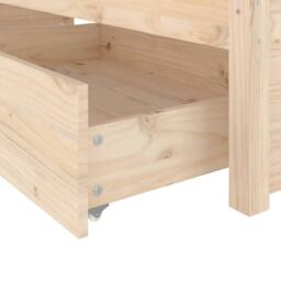 Berkfield Home Bed Frame with Drawers 180x200 cm Super King Size in Light Brown - thumbnail 8