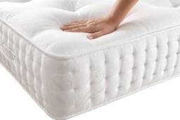 Sloomy Backcare Supreme 2000 Pocket Springs Natural Fillings Mattress in White - Size: Small Single - thumbnail 4