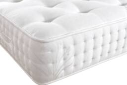 Sloomy Backcare Supreme 2000 Pocket Springs Natural Fillings Mattress in White - Size: Small Single - thumbnail 2
