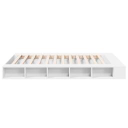 Berkfield Home Bed Frame without Mattress White 140x200 cm - thumbnail 5