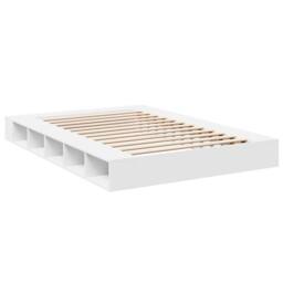 Berkfield Home Bed Frame without Mattress White 140x200 cm - thumbnail 6