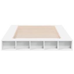 Berkfield Home Bed Frame without Mattress White 140x200 cm - thumbnail 4
