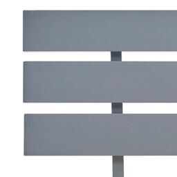 Berkfield Home Bed Frame Grey Solid Pine Wood 120x200 cm - Size: Small Double - thumbnail 5
