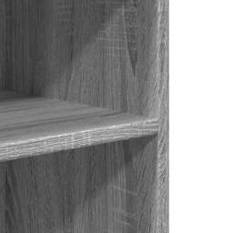 Berkfield Home Side Table with Wheels Grey Sonoma 55x60x78 cm Engineered Wood - Size: 55 x 60 x 78 cm - thumbnail 7