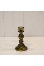 KDMD Decorative Olive Green Candle Holder - thumbnail 2