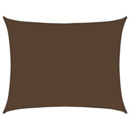 Berkfield Home Sunshade Sail 160 g/m¬≤ Brown 6x7 m HDPE - thumbnail 2
