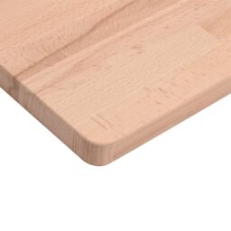 Berkfield Home Table Top 90x90x1.5 cm Square Solid Wood Beech in Brown - thumbnail 6