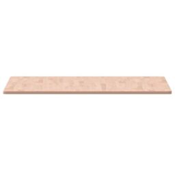 Berkfield Home Table Top 90x90x1.5 cm Square Solid Wood Beech in Brown - thumbnail 5
