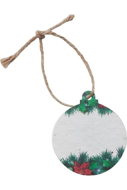 MidOcean Bauseed Seed Paper Christmas Hanging Ornament in White - image 1