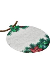 MidOcean Bauseed Seed Paper Christmas Hanging Ornament in White - thumbnail 3
