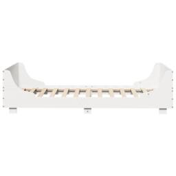 Berkfield Home Bed Frame without Mattress White 90x200 cm Solid Wood Pine - thumbnail 5