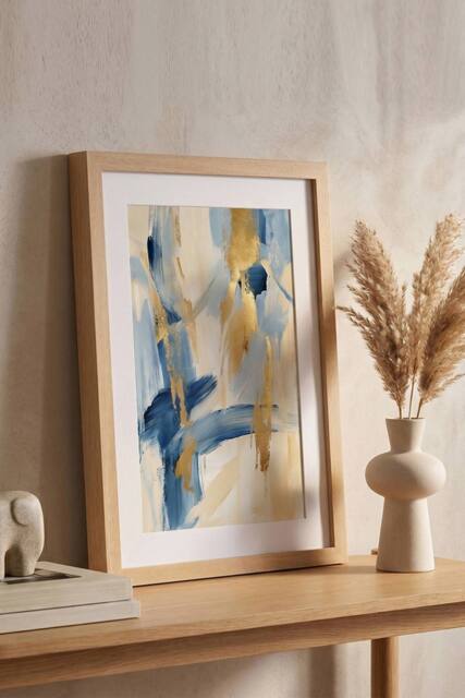 Living and Home Magnetic Picture Photo Frame in Natural - image 1