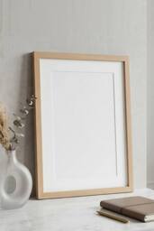 Living and Home Magnetic Picture Photo Frame in Natural - thumbnail 2