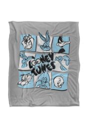 Warner Brothers Looney Tunes Officially Licensed Silky Touch Super Soft Throw Blanket 152 x 127 cm in White - thumbnail 1