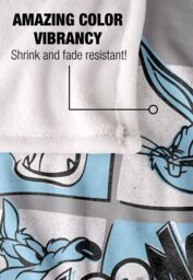 Warner Brothers Looney Tunes Officially Licensed Silky Touch Super Soft Throw Blanket 152 x 127 cm in White - thumbnail 4