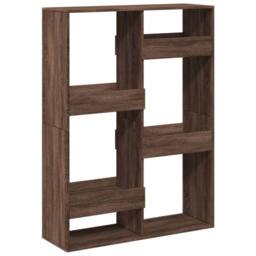 Berkfield Home Bookcase Brown Oak 100x33x135 cm Engineered Wood - Size: 100 x 33 x 135 cm - thumbnail 1