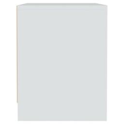 Berkfield Home Bedside Cabinet White 45x34x44.5 cm Engineered Wood - thumbnail 5