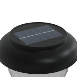 Berkfield Home Solar Pathway Lights with Ground Spikes 4 pcs Warm White & RGB in Black - thumbnail 8
