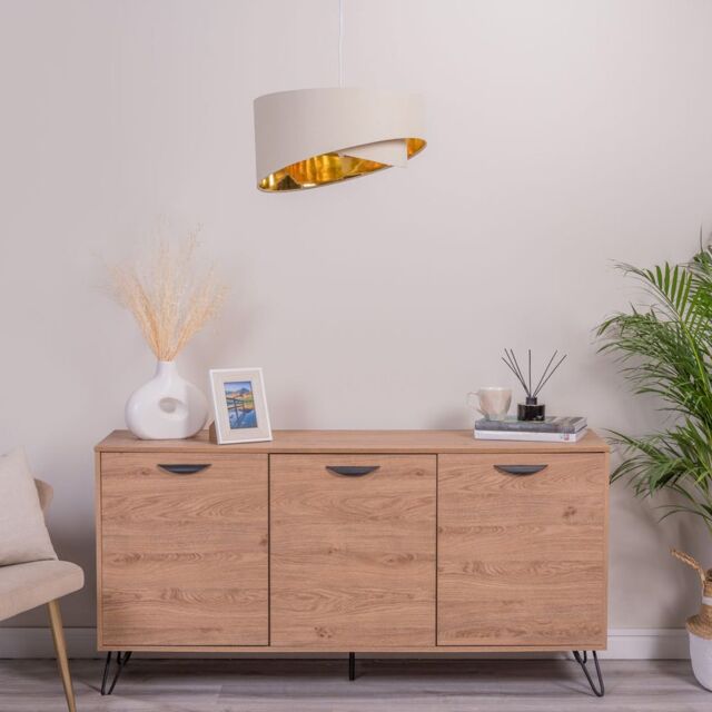ValueLights Trekan Mink Ceiling Pendant Shade in Taupe - image 1