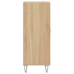 Berkfield Home Sideboard Sonoma Oak 34.5x34x90 cm Engineered Wood in Natural - thumbnail 7