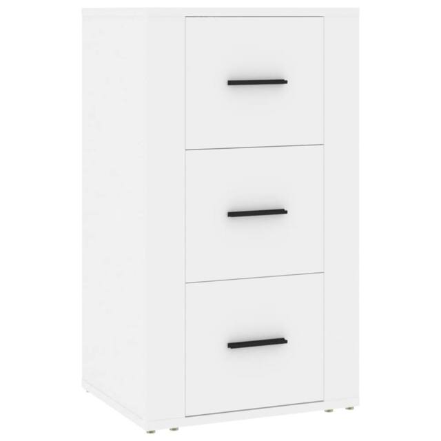 Berkfield Home Sideboard White 40x33x70 cm Engineered Wood - Size: 40 x 33 x 70 cm - image 1